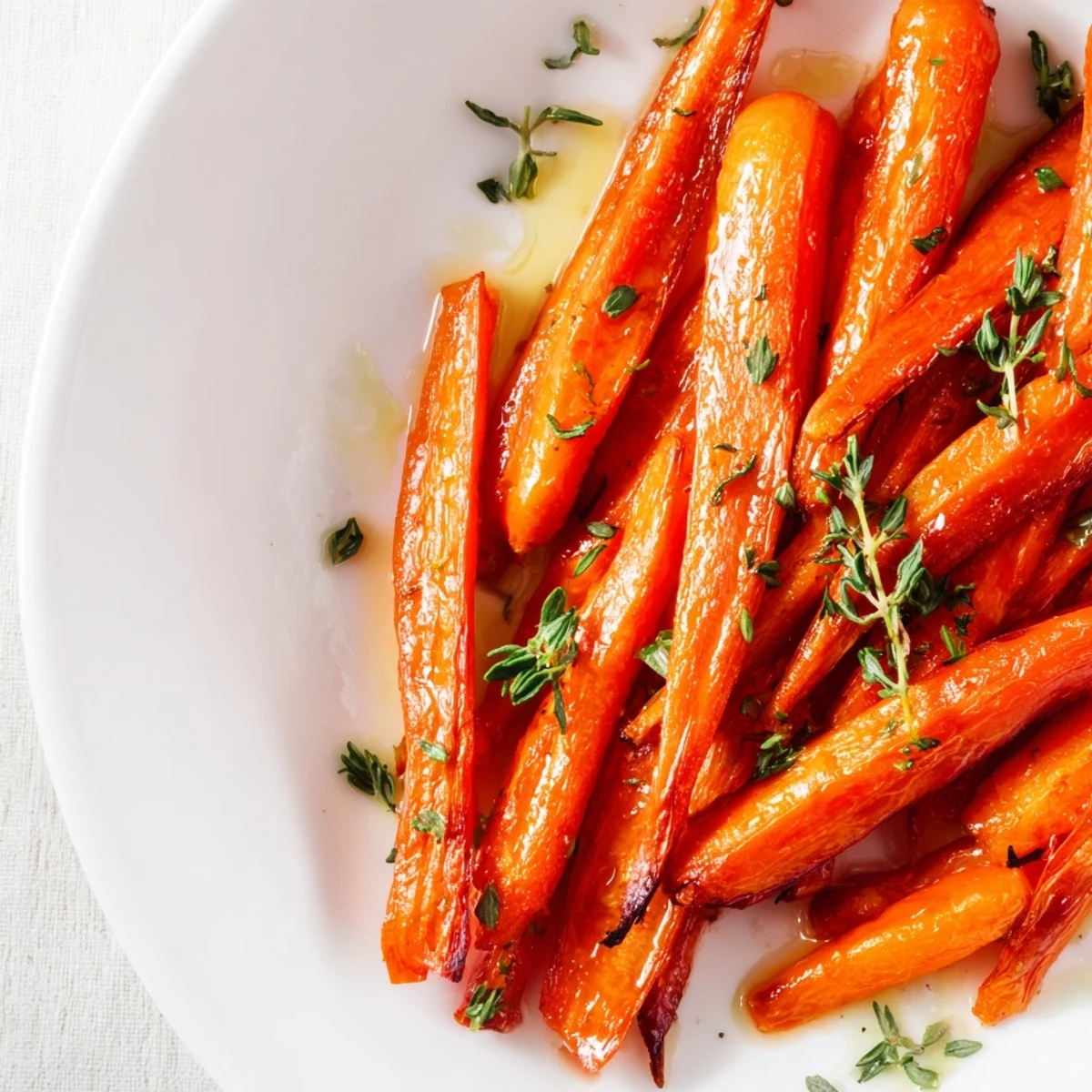 Roasted Carrots Honey Thyme