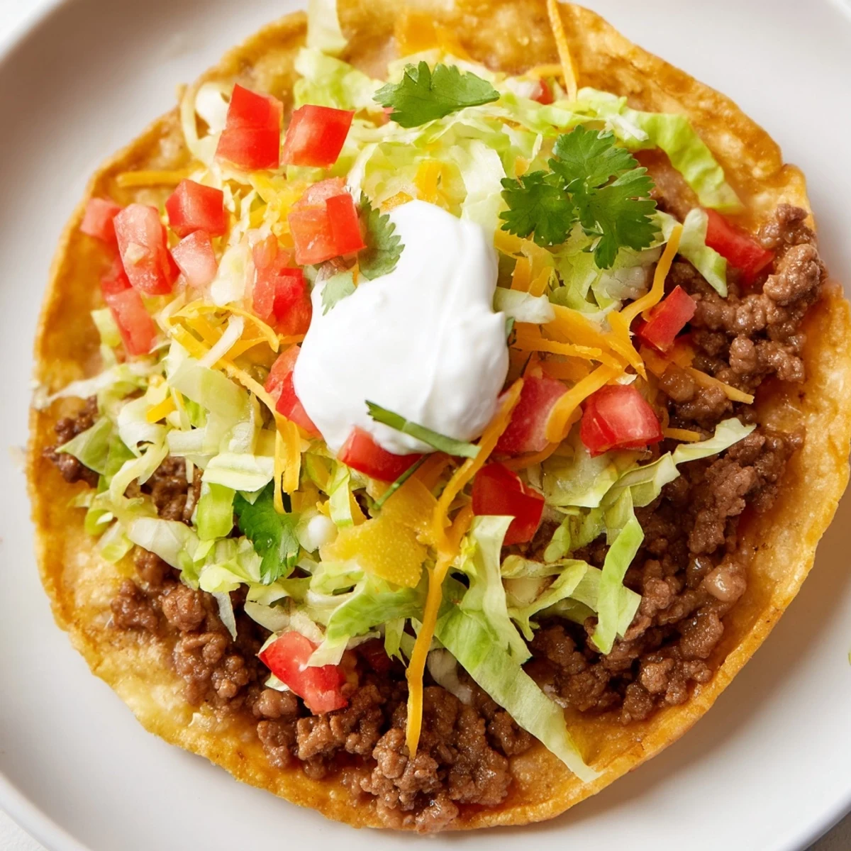 Beef Tacos with crunchy shells and vibrant toppings, ready to serve with lime wedges and salsa.