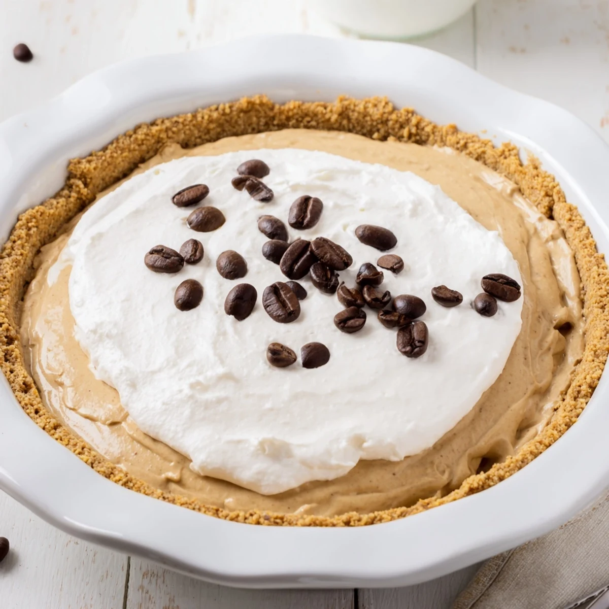 Served chilled, this Keto Cold Brew Coffee Pie offers a luscious low-carb treat for coffee enthusiasts on a ketogenic diet.