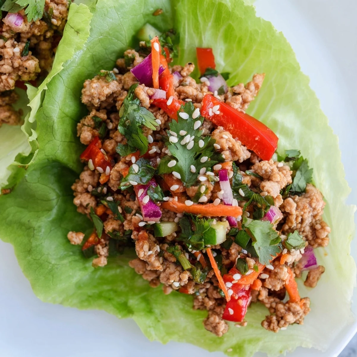 Healthy Ground Turkey Lettuce Bowls