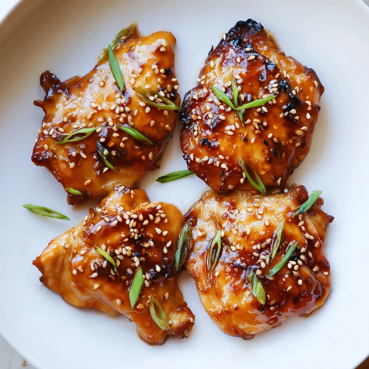 Honey Soy Chicken glazed to caramelized sheen, served over steaming jasmine rice
