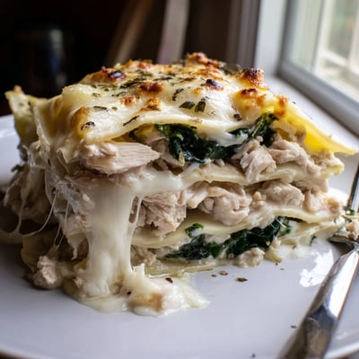 White Chicken Lasagna